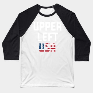 Upper Left USA Baseball T-Shirt